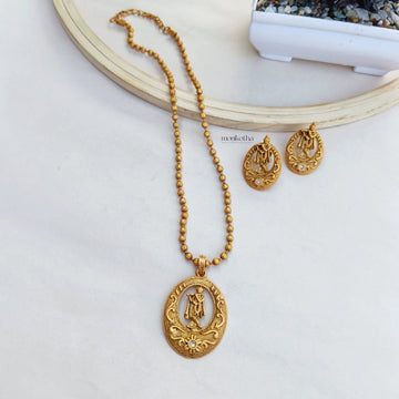 Krishna Antique Necklace Set