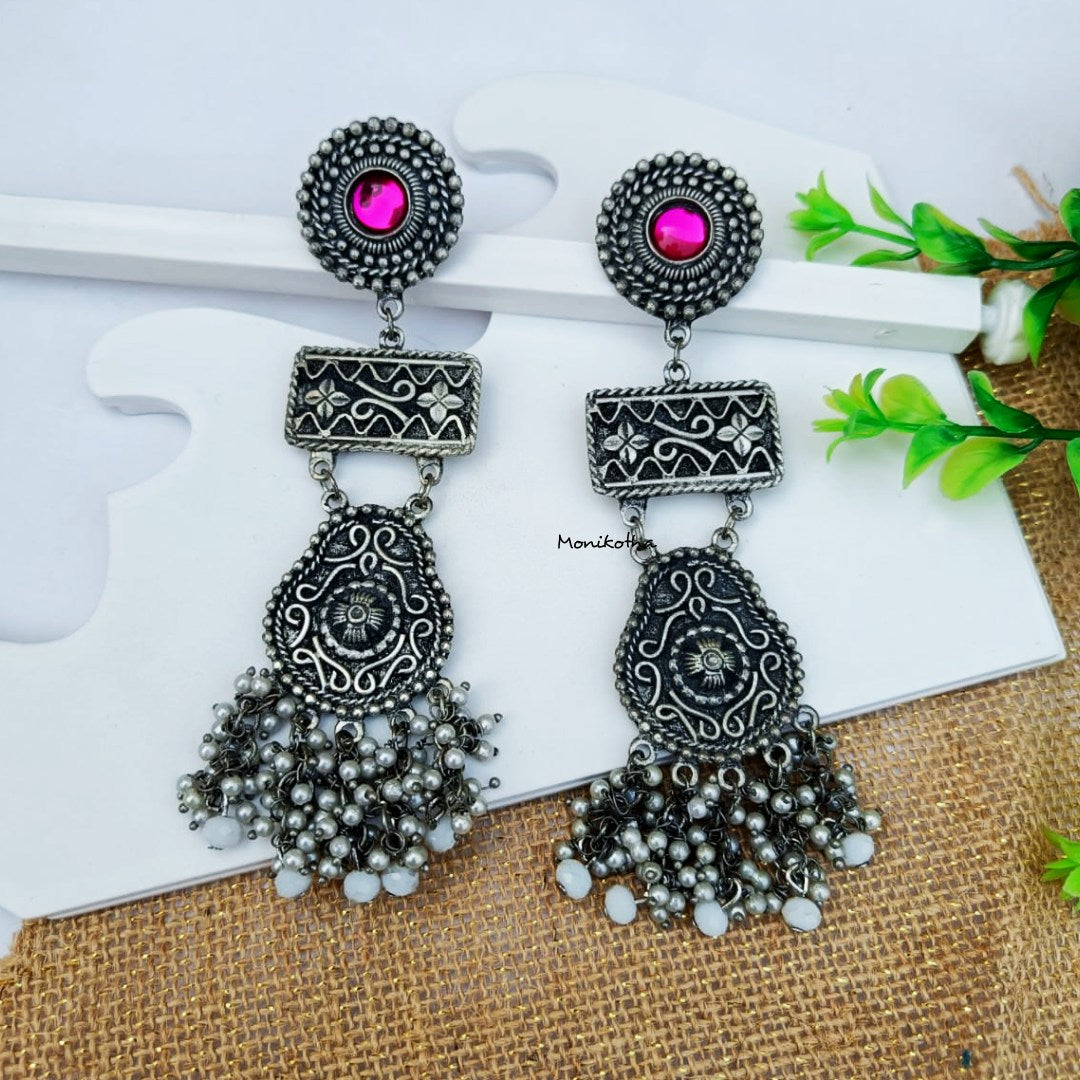 Kiara Gleaming Silver Earrings