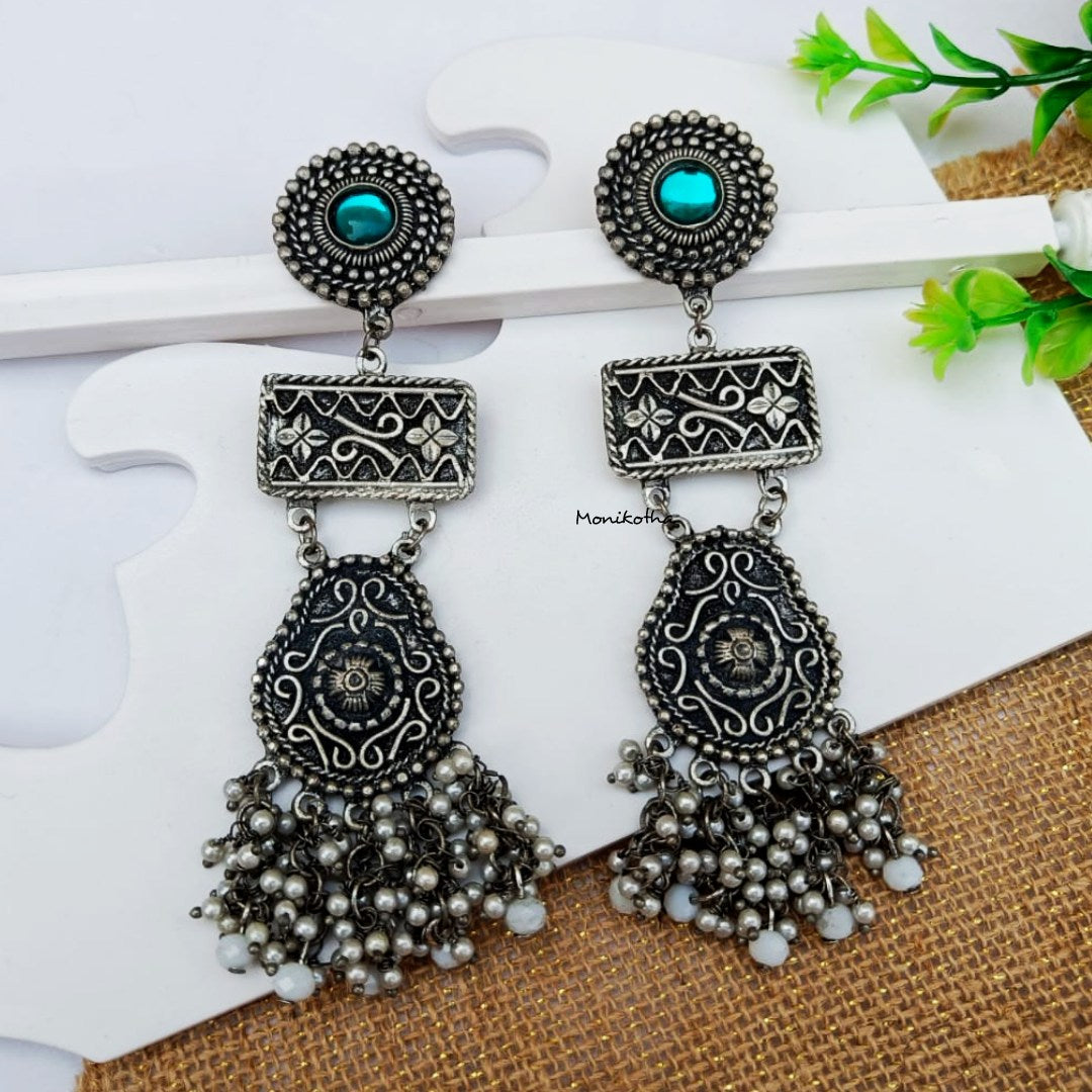 Kiara Gleaming Silver Earrings