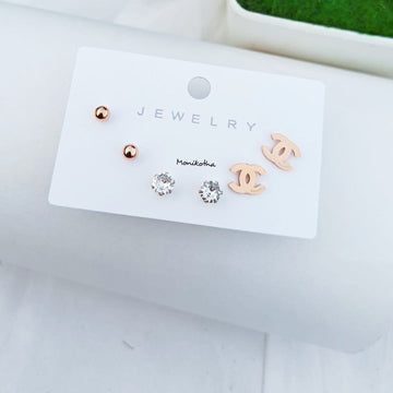 Rishika Stud Earrings Set