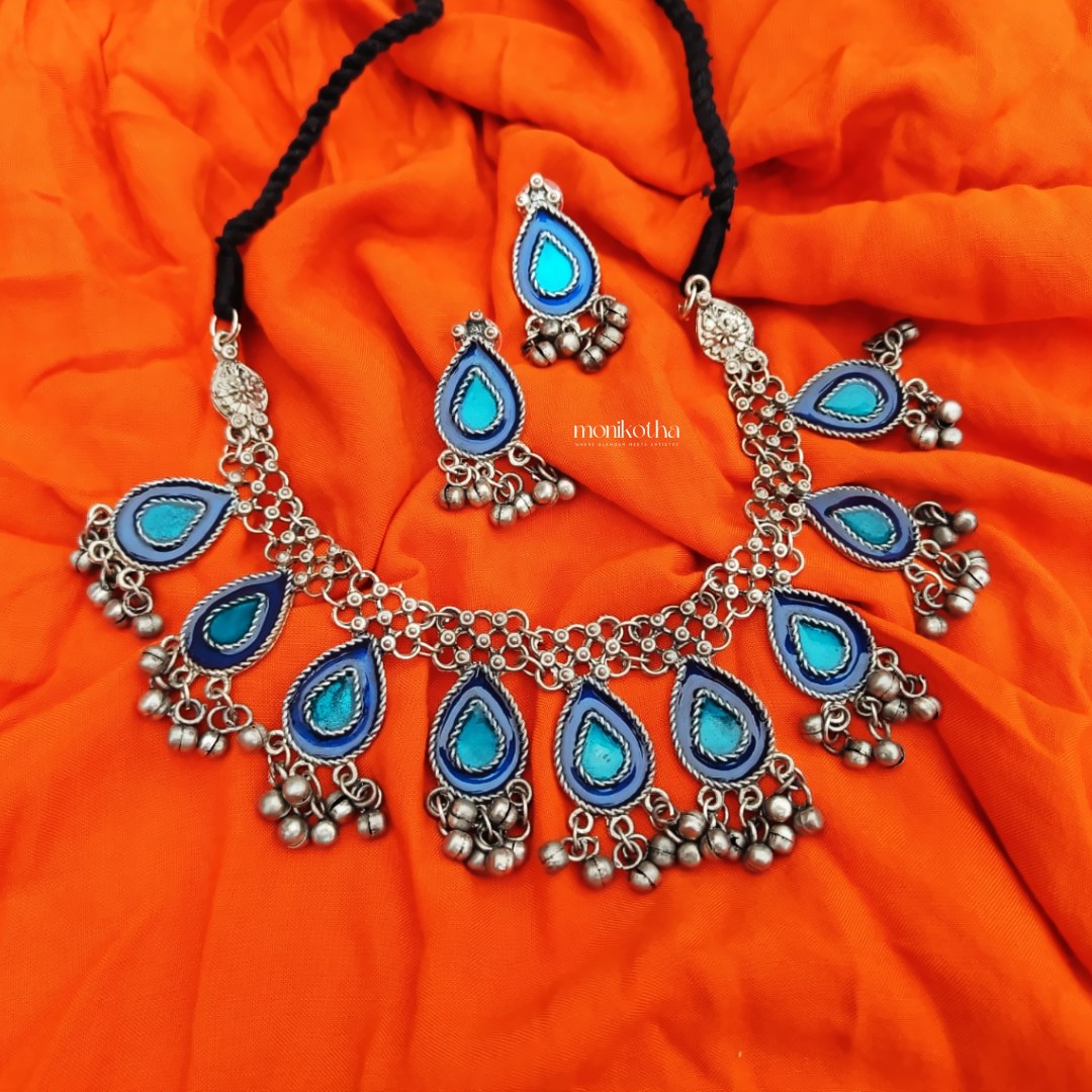 Stella Mesmerizing  Oilpainted Necklace Set