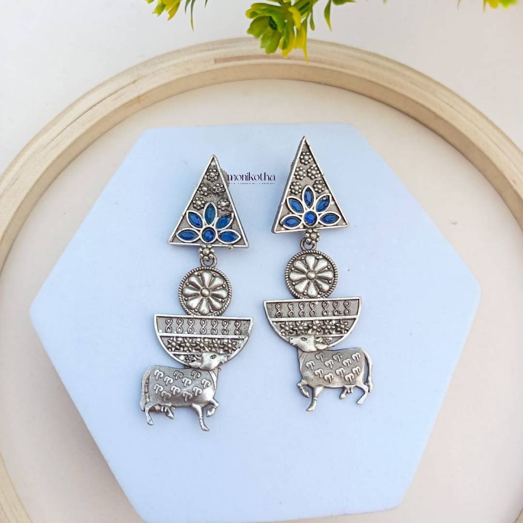 Bidipta Silver Replica Earrings